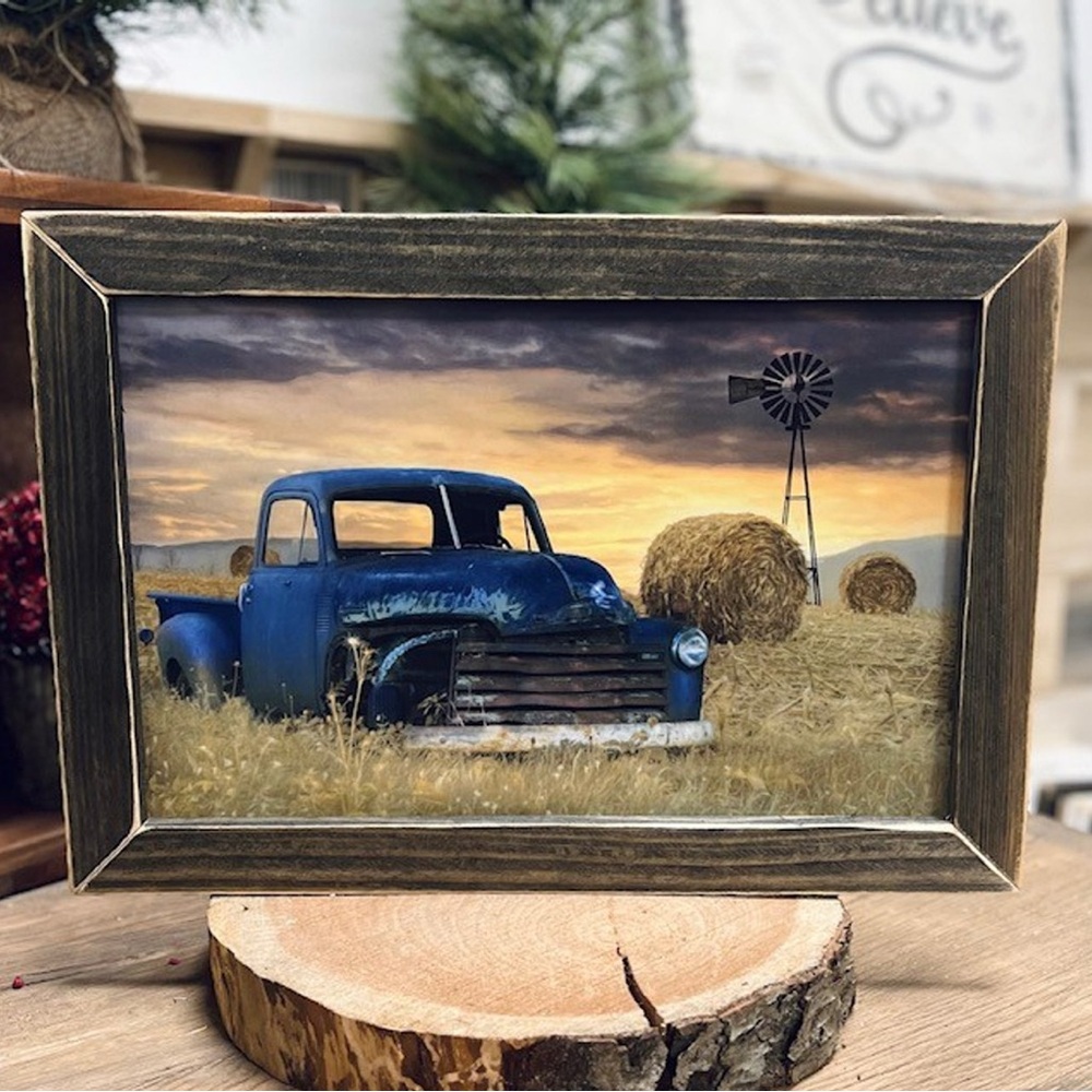 Country - Lori Deiter Old Chevy Framed Print